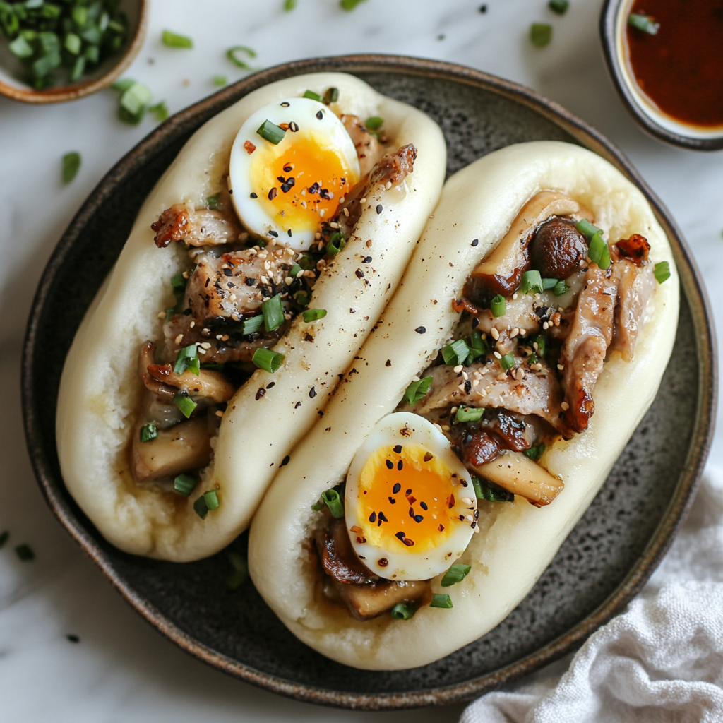 Bánh Bao (Vietnamese Steamed Pork Buns)