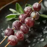 Frozen Grape Skewers 3 Frozen Grape Skewers