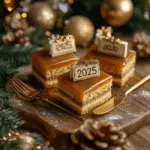 Caramel Grad Cake Squares