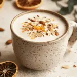 White chocolate orange almond latte 3 White chocolate orange almond latte