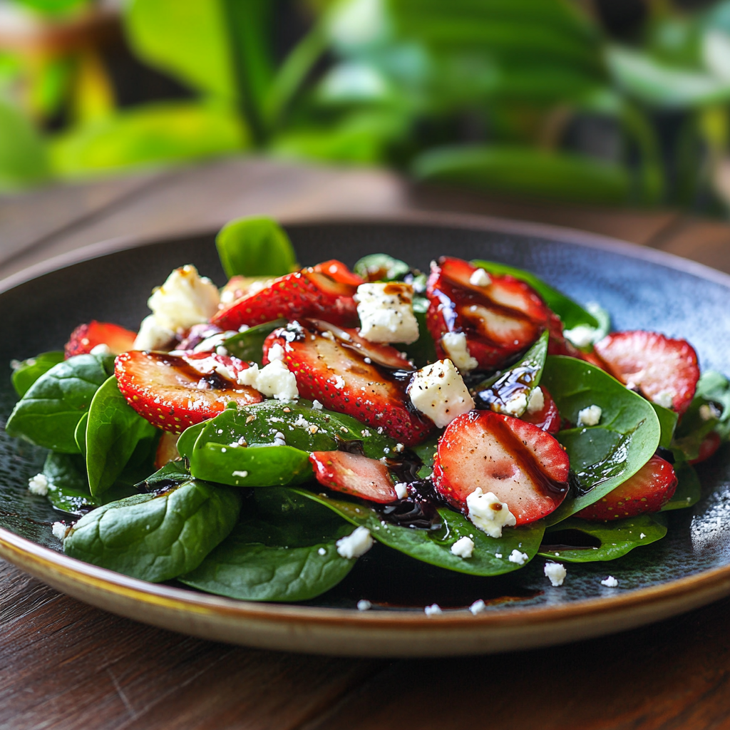 Strawberry Spinach Salad