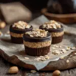 No Bake Peanut Butter Oat Cups (4 Ingredients!)