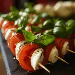 Mini Caprese Skewers 3 Mini Caprese Skewers