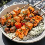 Greek Marinated Salmon with Asparagus 3 Greek Marinated Salmon with Asparagus