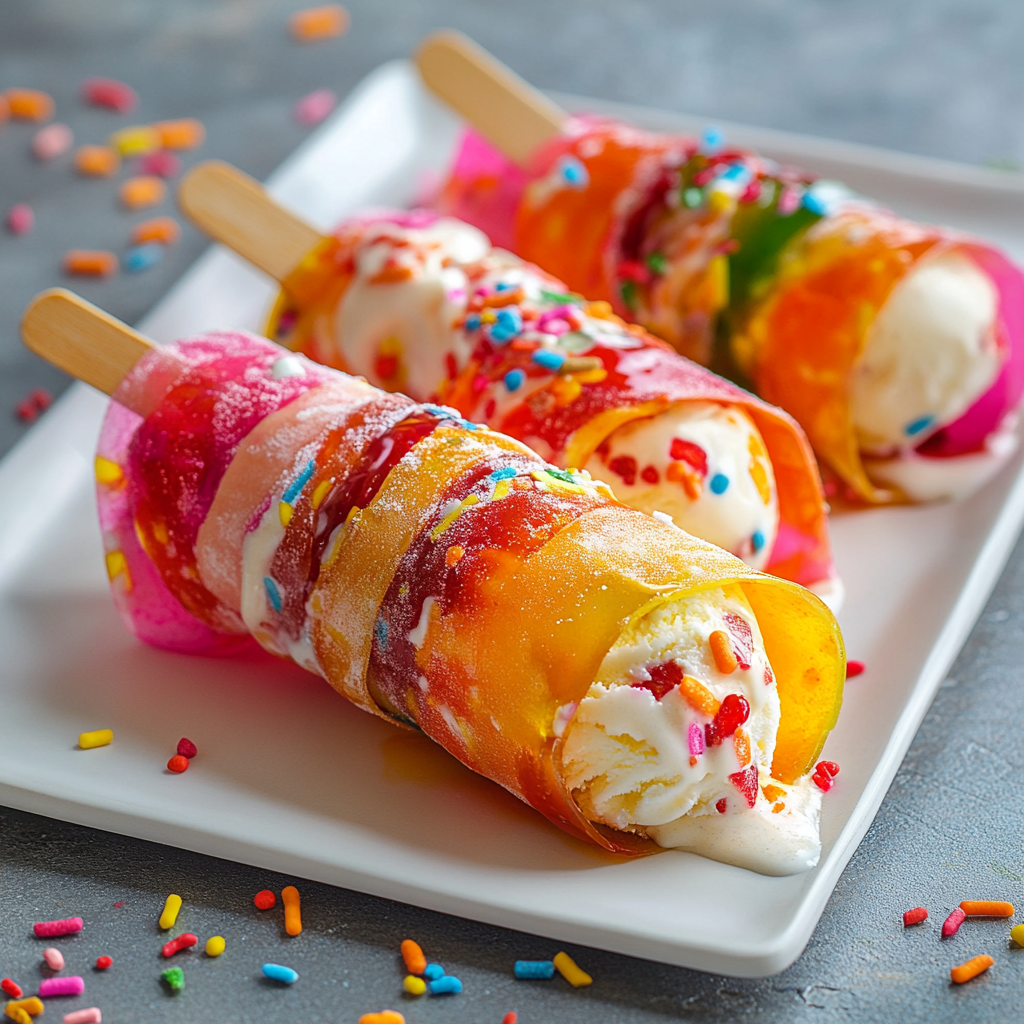 Ice Cream Fruit Roll-Up