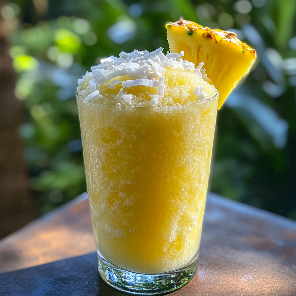 Pineapple Coconut Slushie