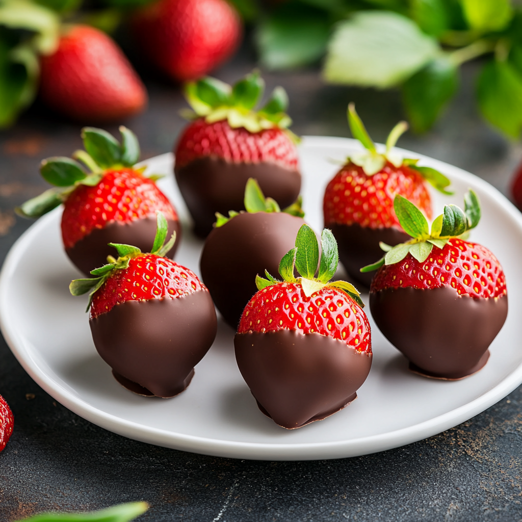 Strawberry Covered Chocolates