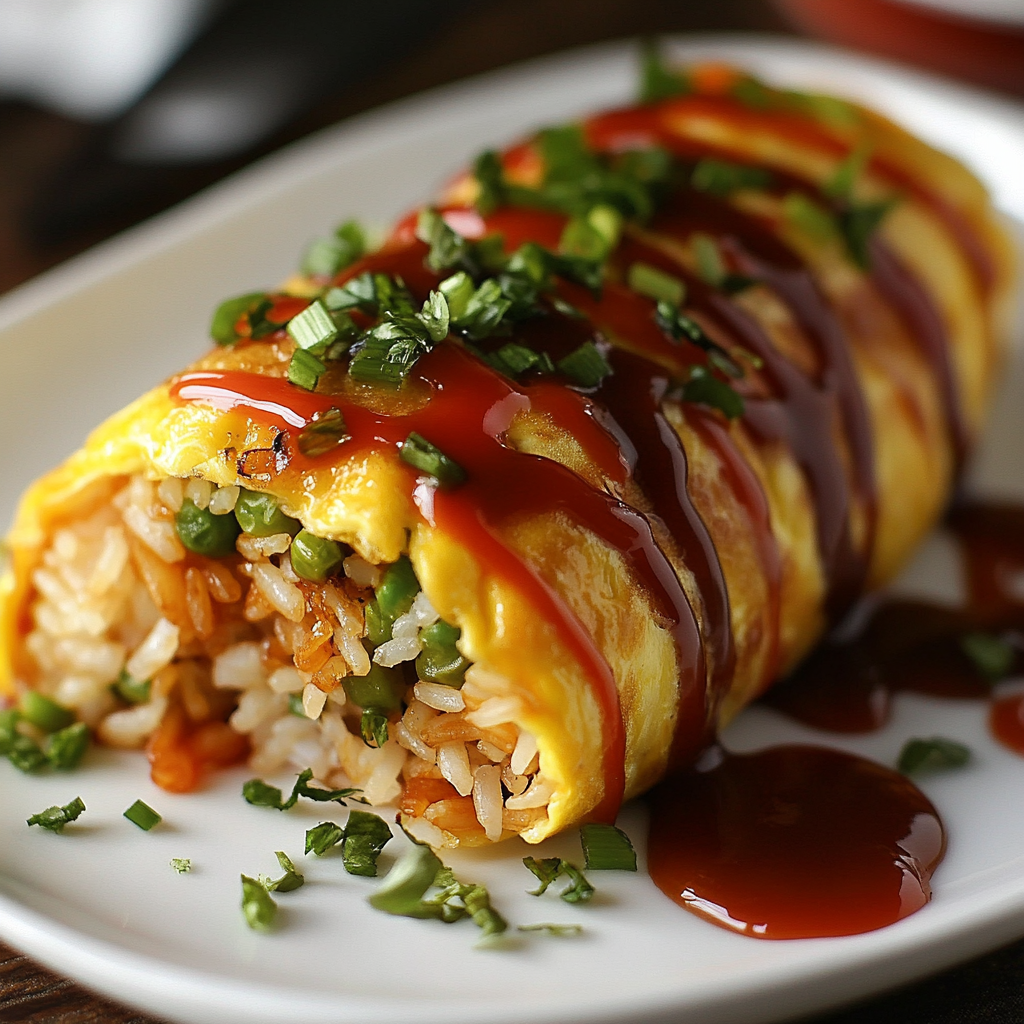 Omurice (Japanese Rice Omelet)
