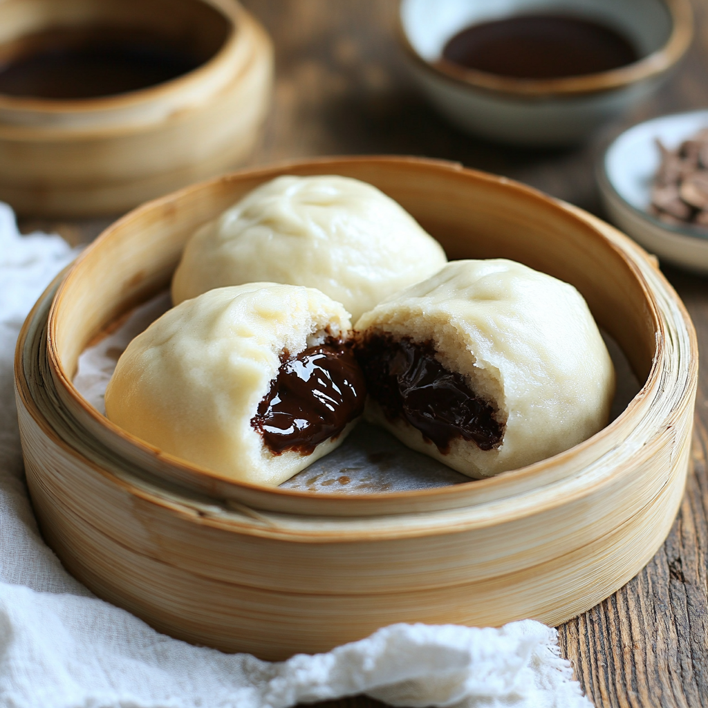 Chocolate Steamed Buns