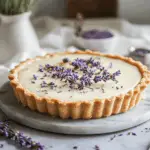Vegan Recipe: Lavender-Infused Pudding Tart with Shortbread Crust 3 Vegan Recipe: Lavender-Infused Pudding Tart with Shortbread Crust