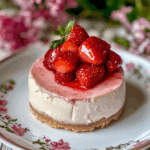 Vegan Strawberry Cheesecake