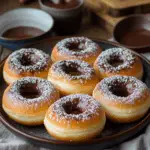 Milk Bread Nutella Donuts 3 Milk Bread Nutella Donuts