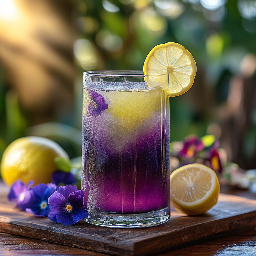 Color Changing Butterfly Pea Flower Mocktail