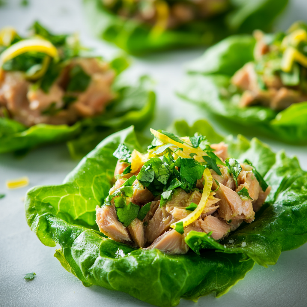 Tuna Lettuce Wraps