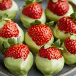Matcha Strawberries 3 Matcha Strawberries