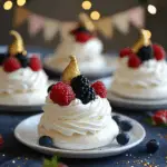 Mini Pavlovas with Fresh Berries 3 Mini Pavlovas with Fresh Berries
