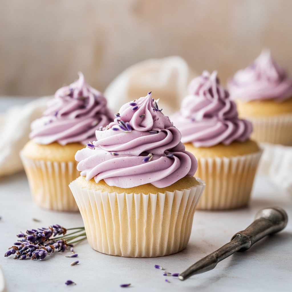 VEGAN LAVENDER BUTTERCREAM