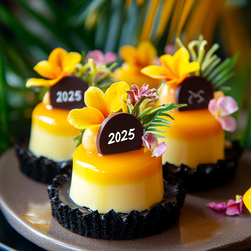 Mango Passionfruit Mini Cakes