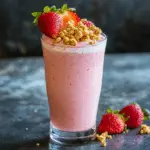 Strawberry Cheesecake Smoothie 3 Strawberry Cheesecake Smoothie