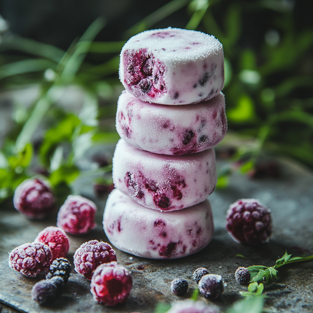 Frozen Yogurt Berry Bites