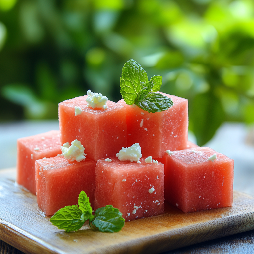 Watermelon Mint Feta Salad