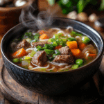 Beef Vegetable Noodle Soup