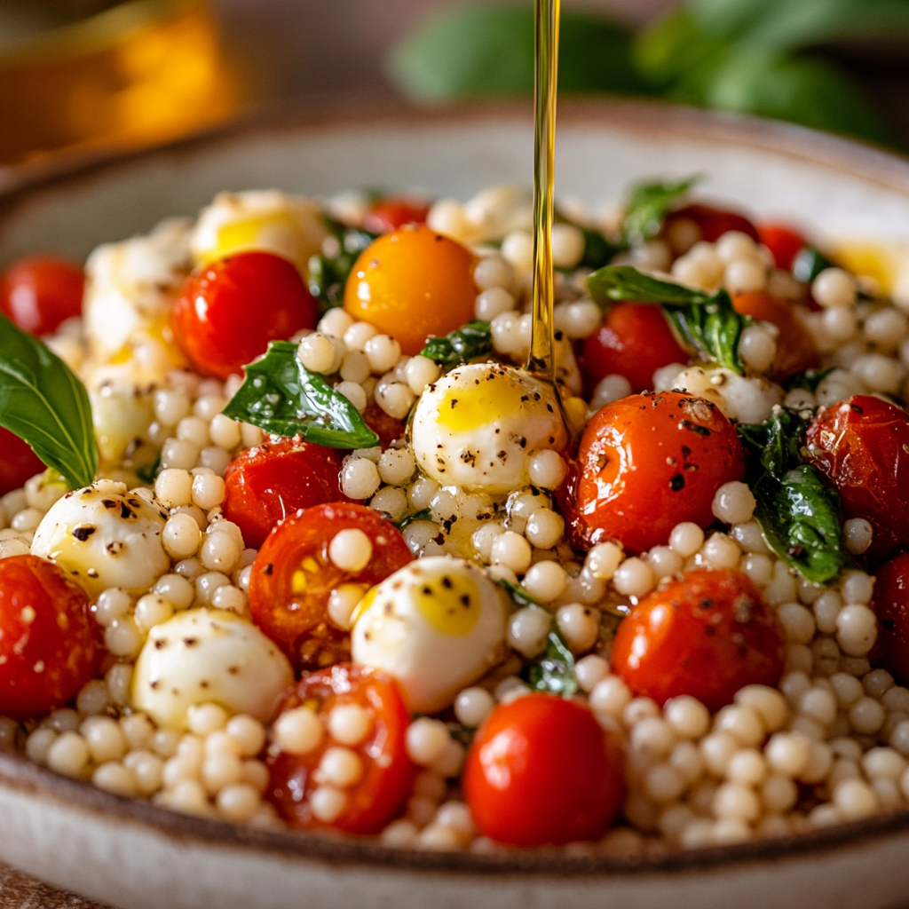 Caprese Couscous Salad