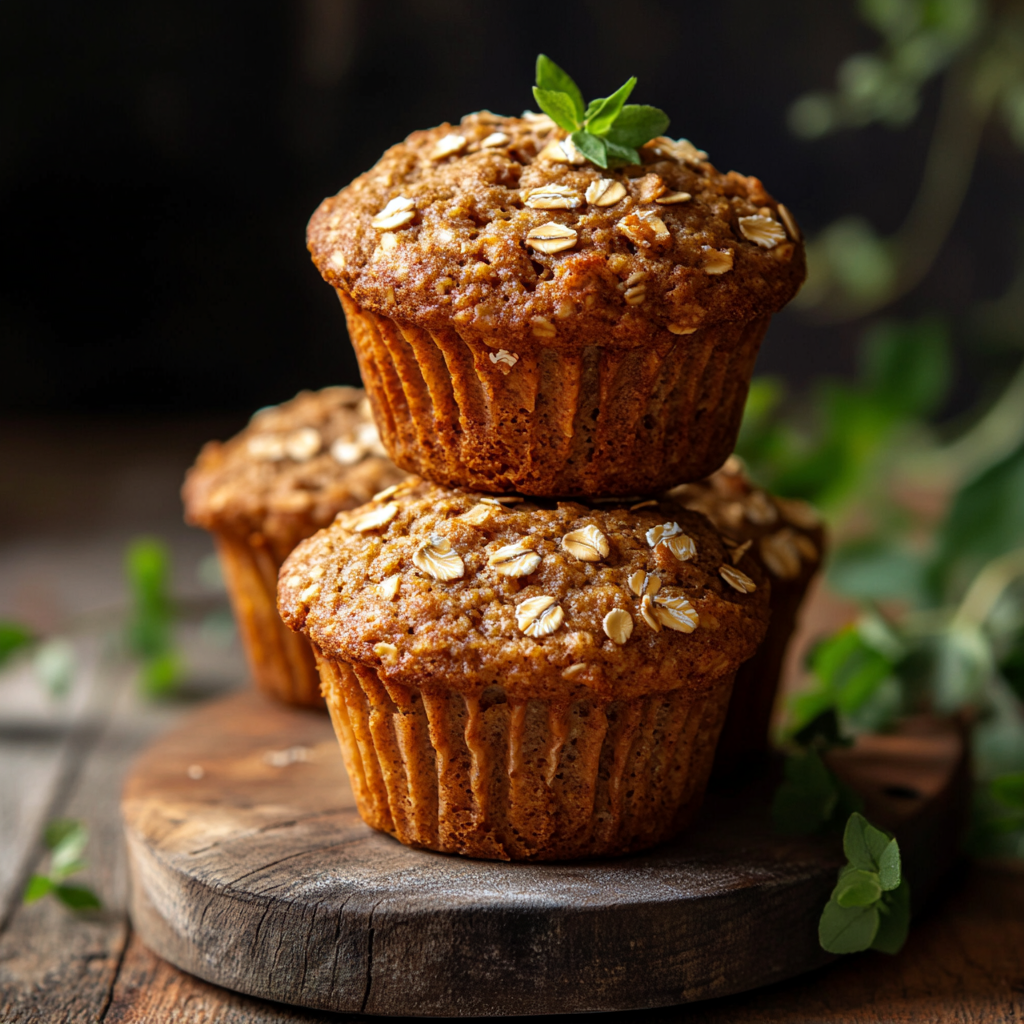 Cottage Cheese & Oatmeal Muffins
