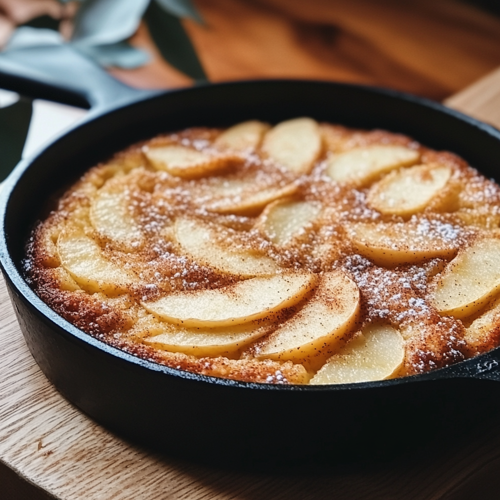 Apple Cinnamon Skillet Cake