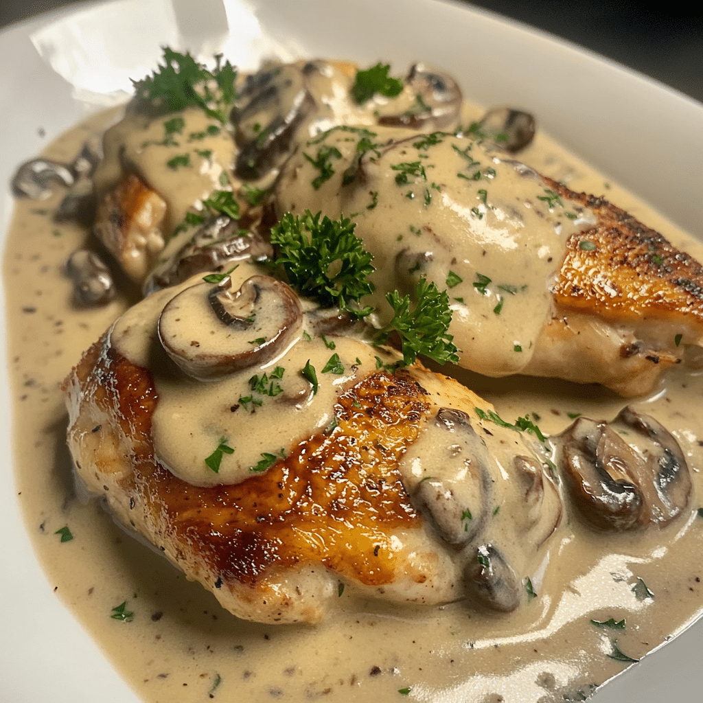 Crockpot Chicken and Mushroom