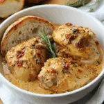 Creamy Garlic Chicken and Sun-Dried Tomatoes