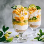 Coconut Lime Fruit Parfaits 3 Coconut Lime Fruit Parfaits