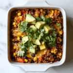 Quinoa and Black Bean Casserole