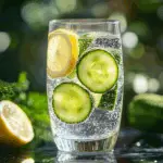 Lemon Cucumber Sparkling Water