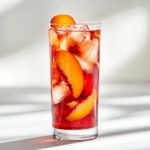 Iced Hibiscus Peach Tea 3 Iced Hibiscus Peach Tea