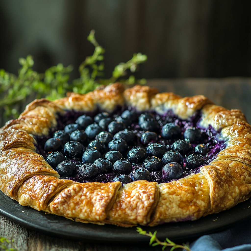 Blueberry Mascarpone Galette