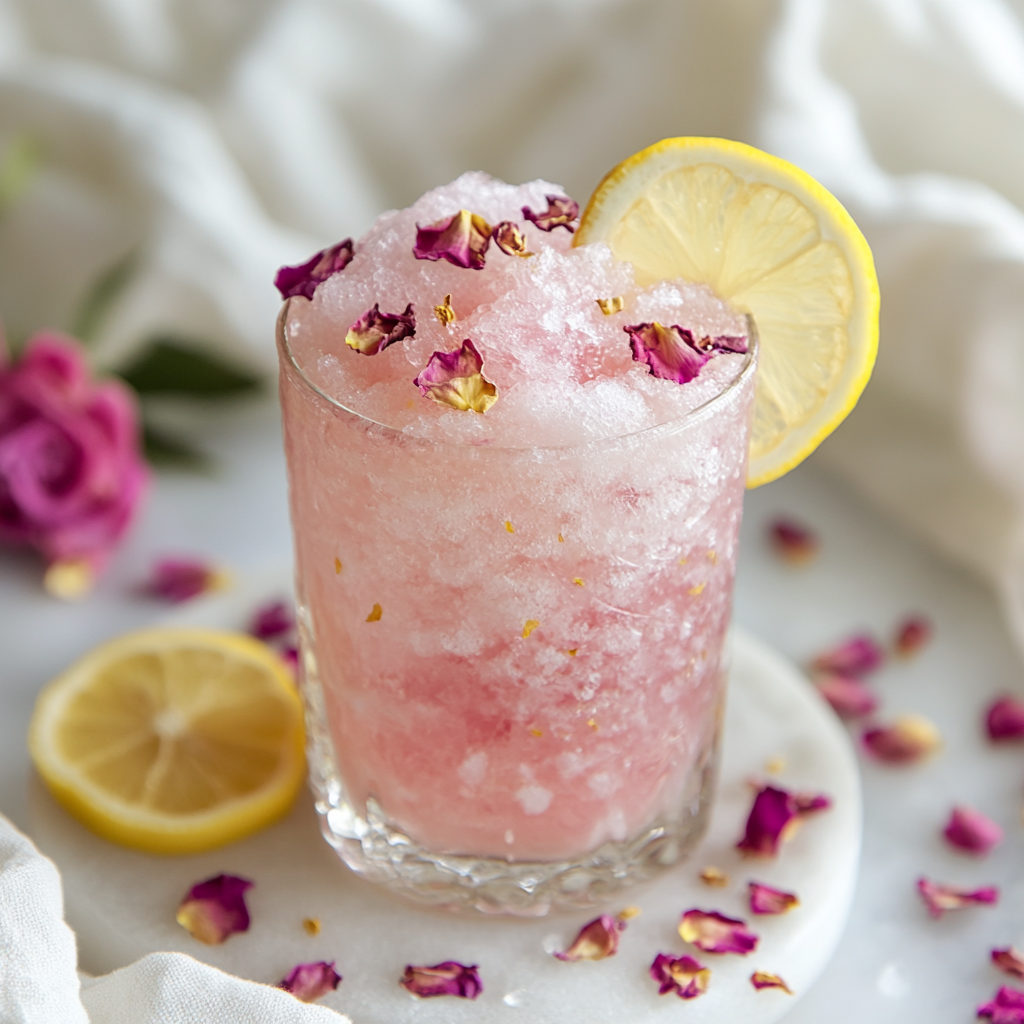Rose Lemonade Slush