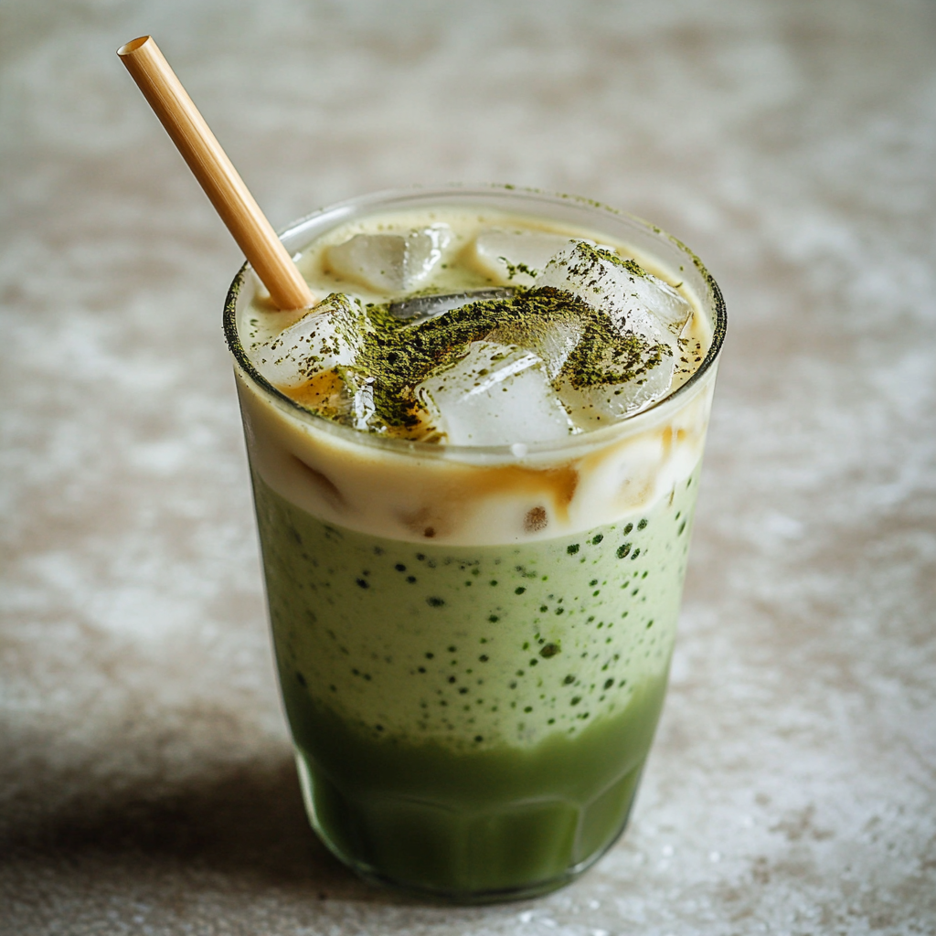 Matcha Coconut Iced Latte