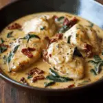 Crockpot Tuscan Chicken