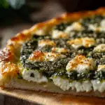 Pesto Spinach and Feta Pizza