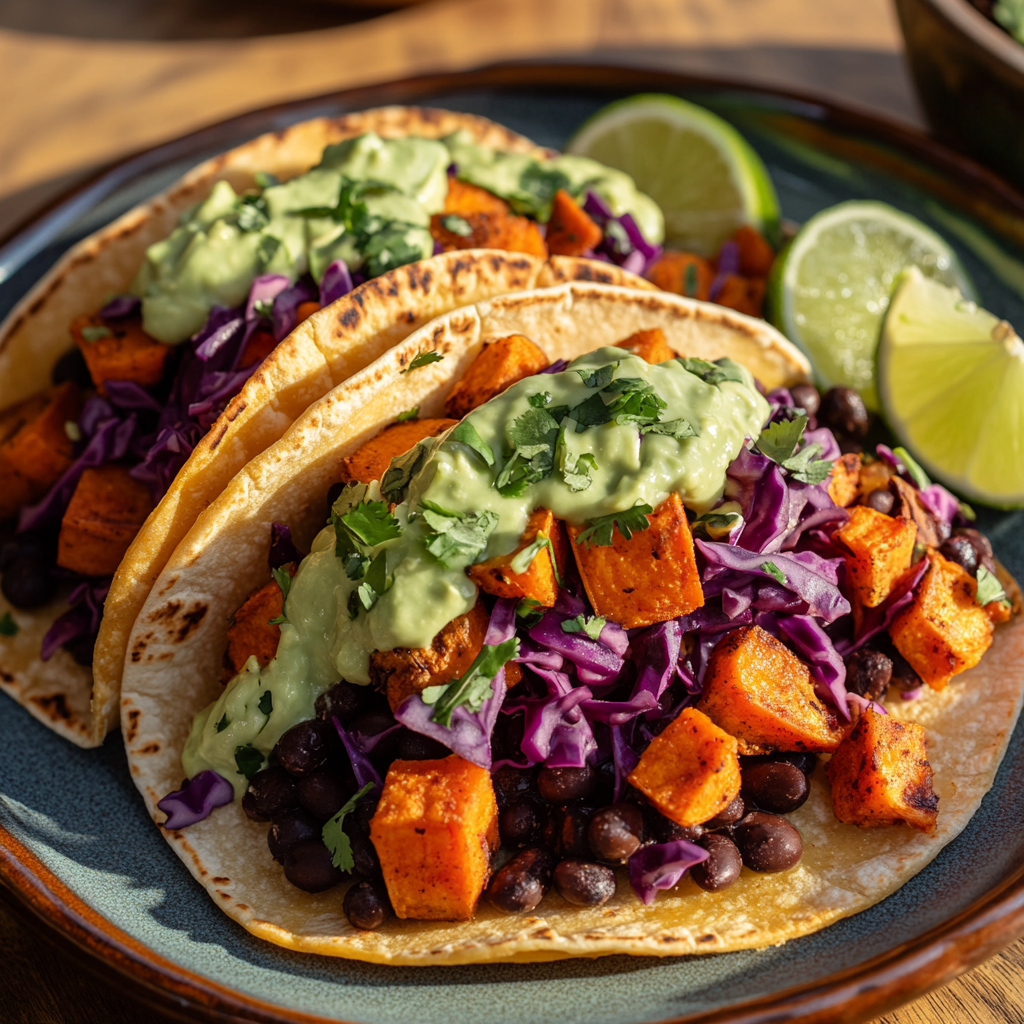Sweet Potato and Black Bean Tacos