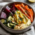 Roasted Veggie and Hummus Bowls