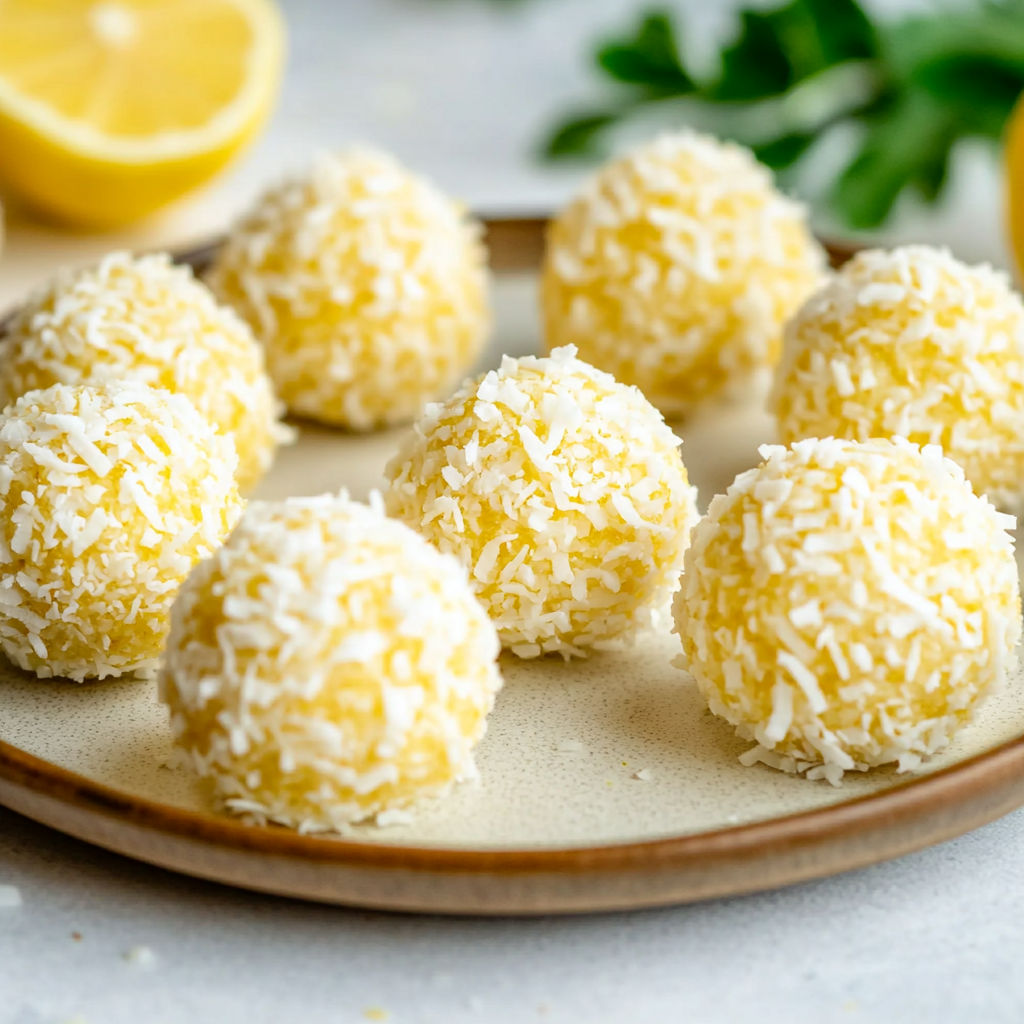 Chia Seed Lemon Energy Balls