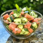 Cucumber Watermelon Party Salad