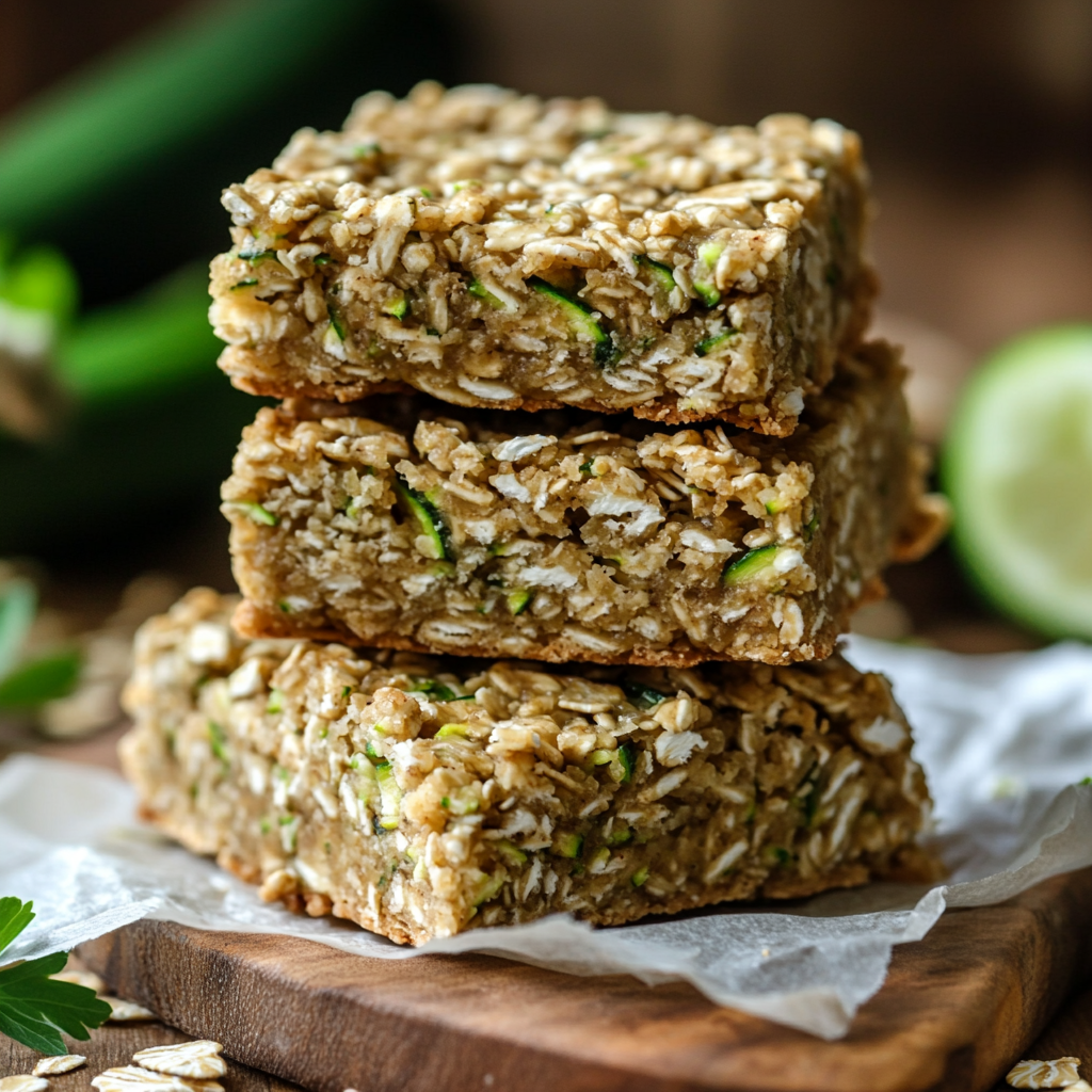 Zucchini Oat Snack Bars