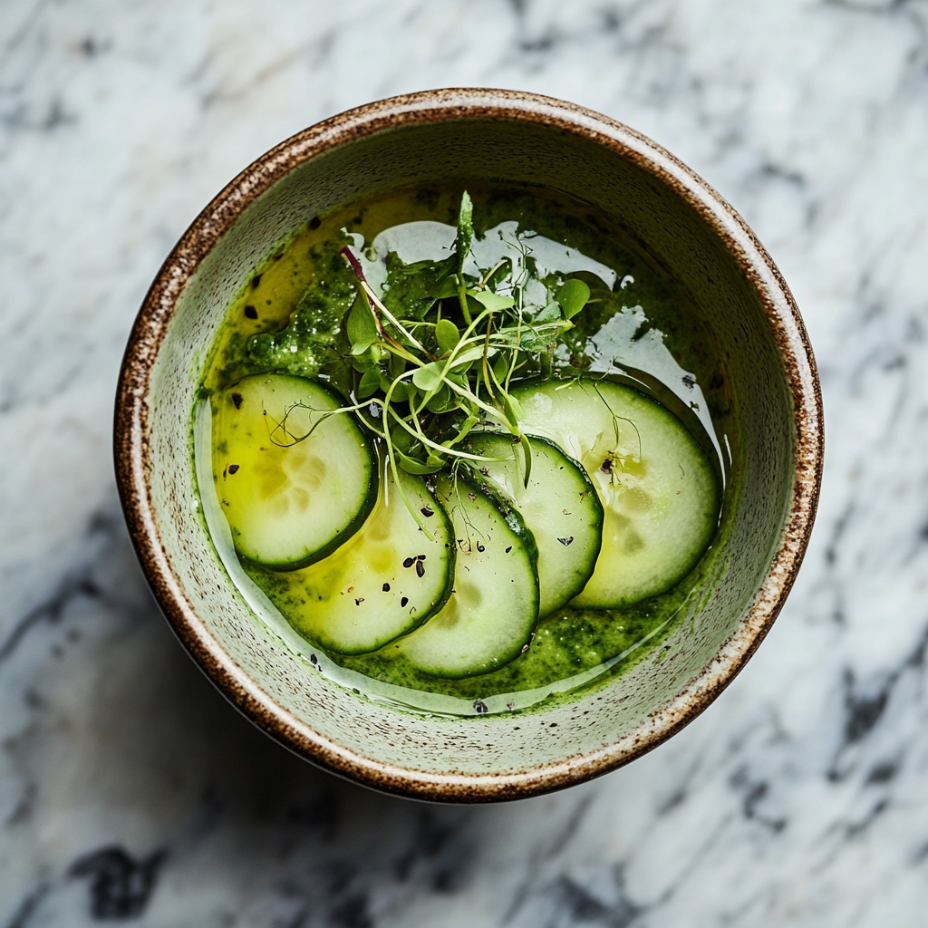 Avocado Cucumber Gazpacho